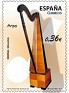 Spain - 2012 - Instrumentos Musicales - 0,36 â‚¬ - Multicolor - Spain, Musica, Arpa - Edifil 4709 - Instrumentos Musicales "Arpa" - 0